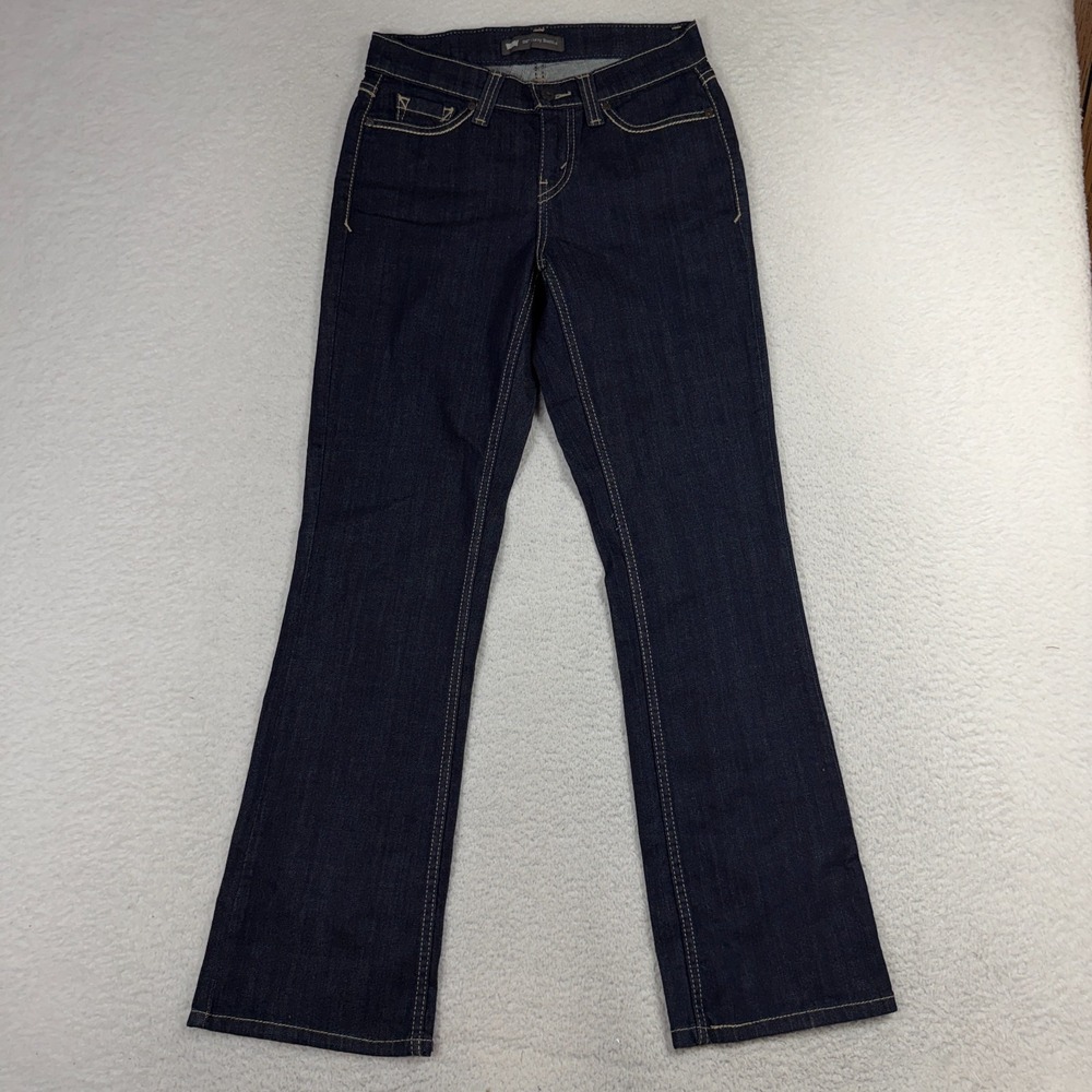 Levi's 529 Curvy Stretch Bootcut Jeans Dark Wash 6M (29x31) Stretch Western EUC